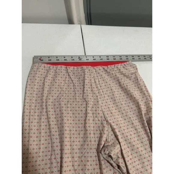 Hearth & Hand With Magnolia, Beige & Orange, 2 Pc Pajamas Set, Small - Picture 10 of 12